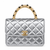 Chanel-Inspired  Quilted Pearl Handle Bag