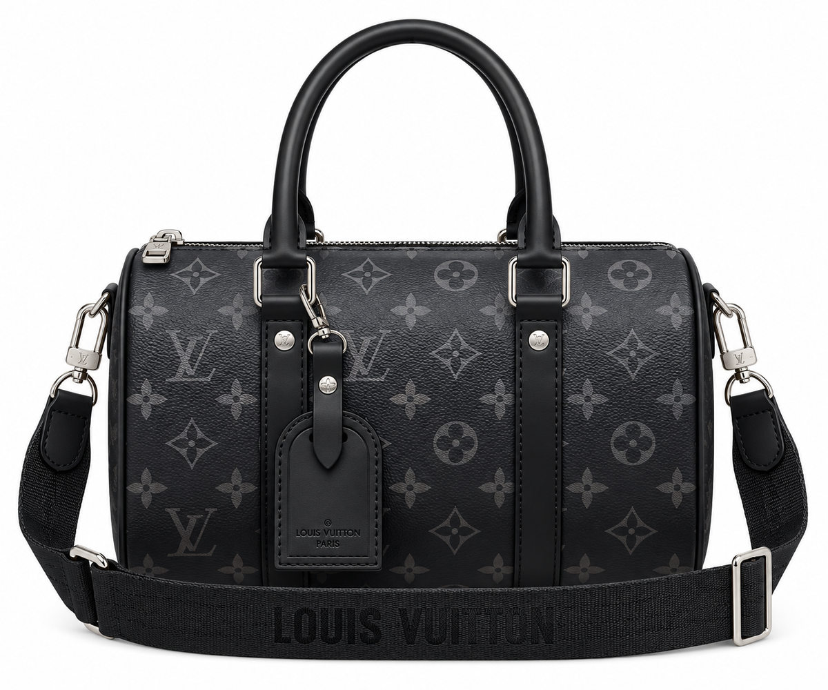 Louis Vuitton Monogram Keepall-Style Boston Bag