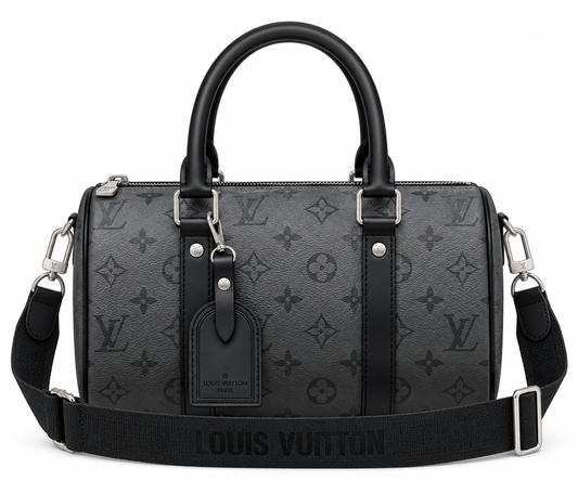 Louis Vuitton Monogram Keepall-Style Boston Bag