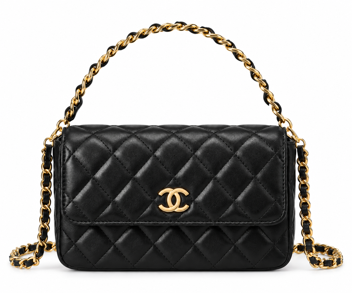 Chanel  Quilted Chain Bag