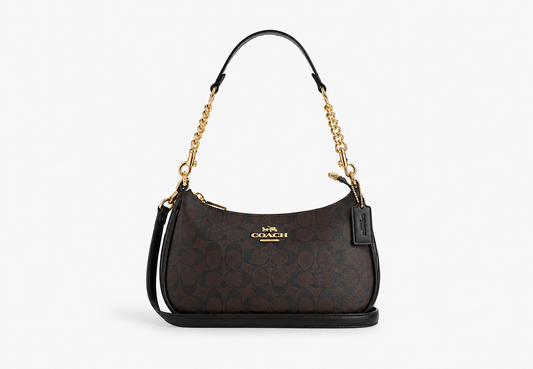 Coach Teri Shoulder Bag In Signature Canvas