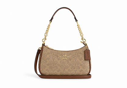 Coach Teri Shoulder Bag In Signature Canvas