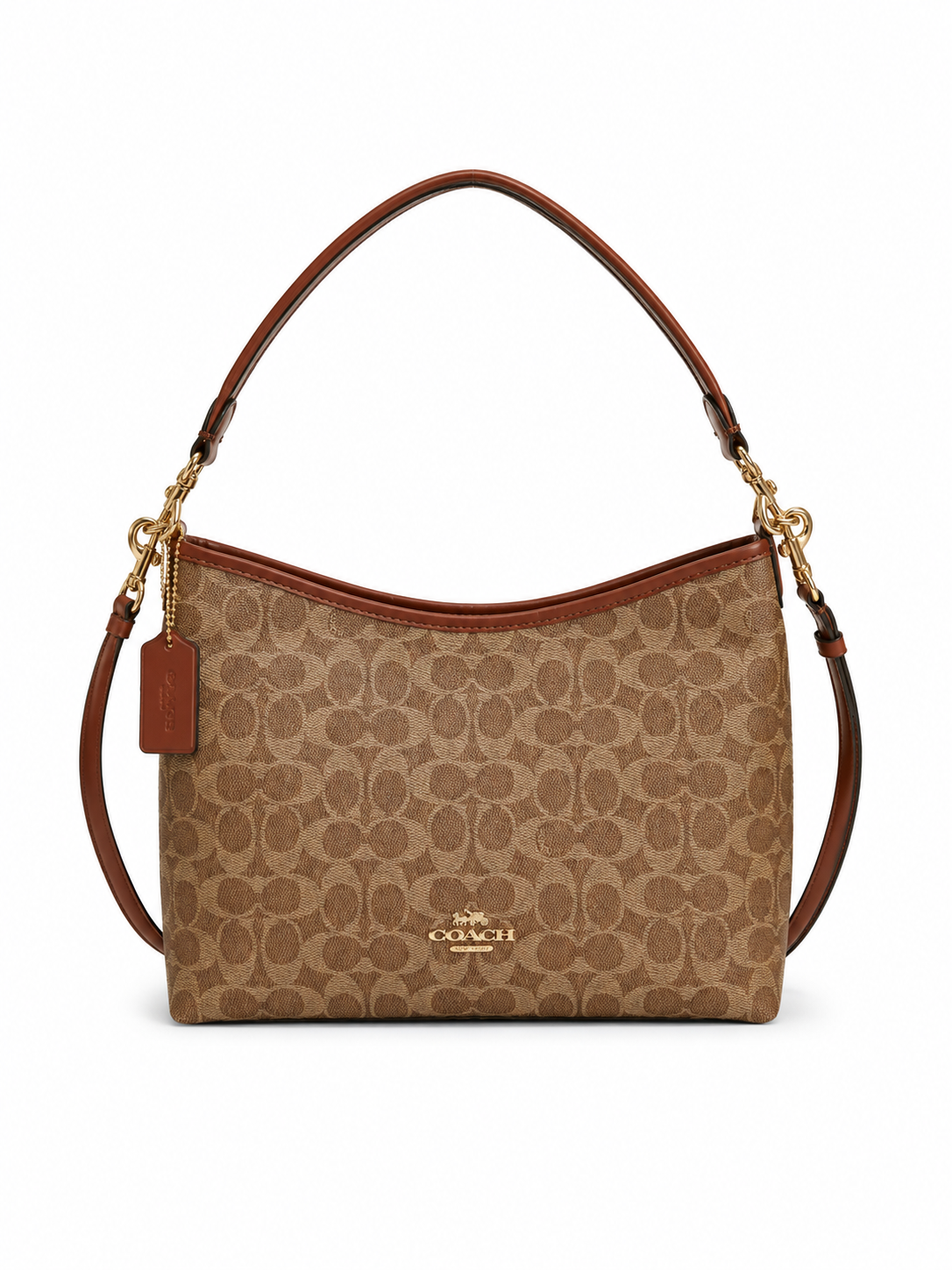 Coach Signature Hobo Shoulder Bag